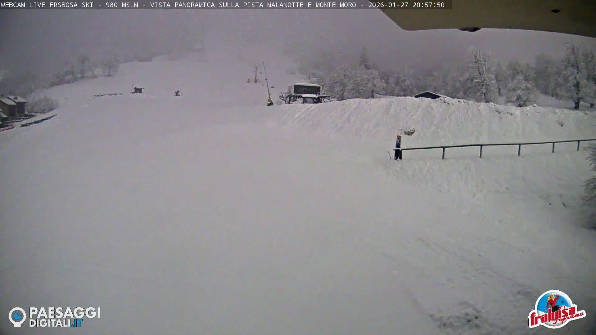 Frabosa , Prato Nevoso Village & Ski Slopes Live Cam - Cuneo, Piedmont, Italy