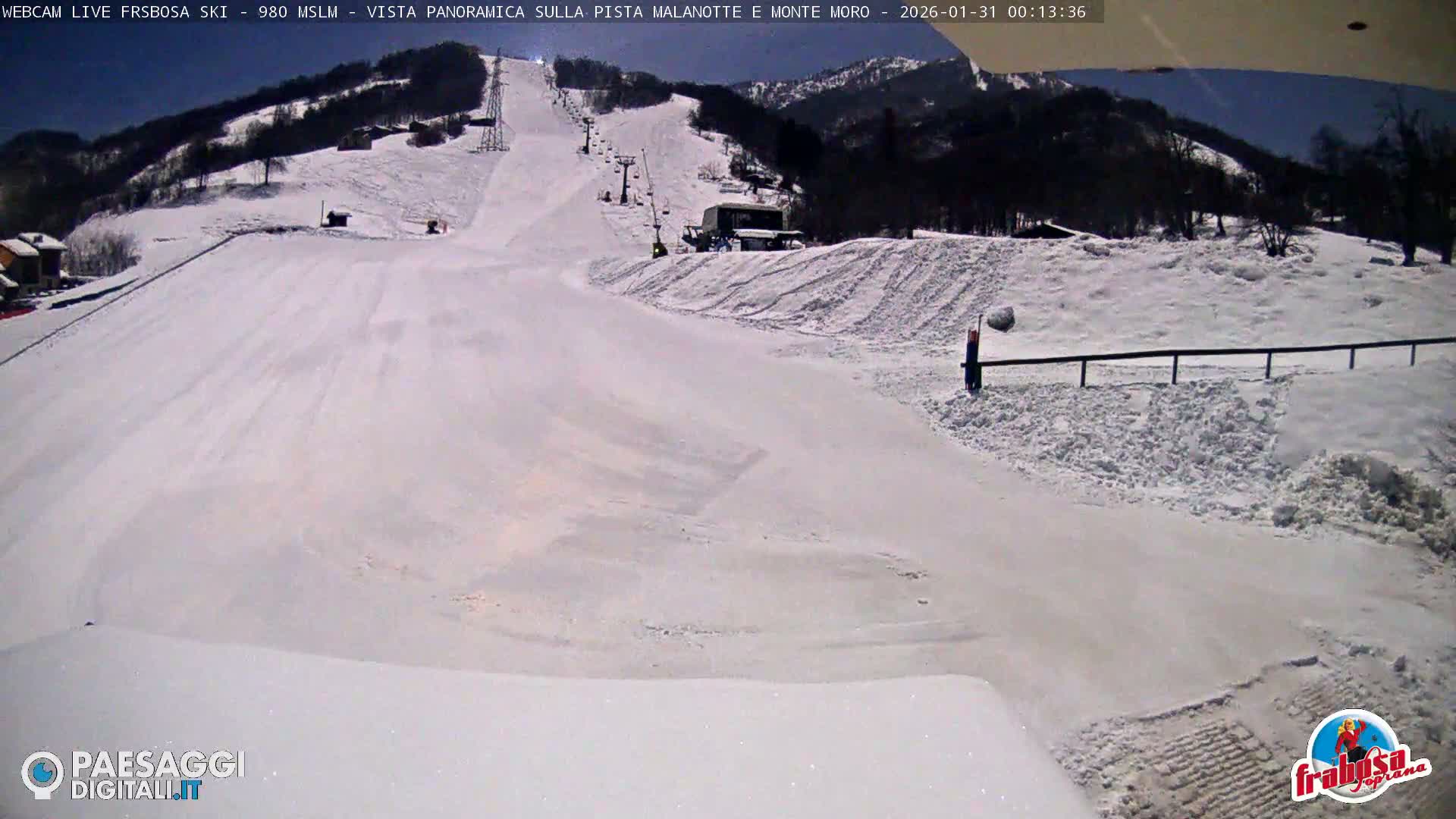 Frabosa , Prato Nevoso Village & Ski Slopes Live Cam - Cuneo, Piedmont, Italy