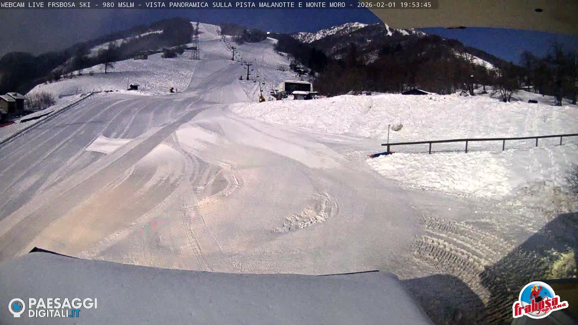 Frabosa , Prato Nevoso Village & Ski Slopes Live Cam - Cuneo, Piedmont, Italy