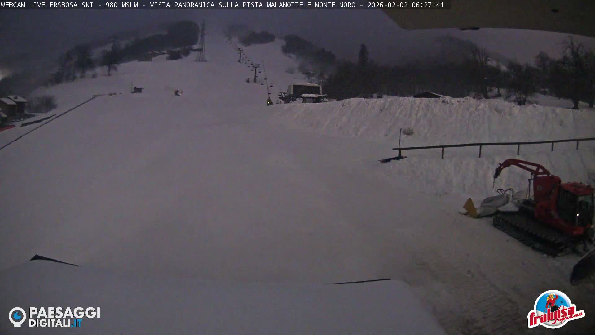 Frabosa , Prato Nevoso Village & Ski Slopes Live Cam - Cuneo, Piedmont, Italy