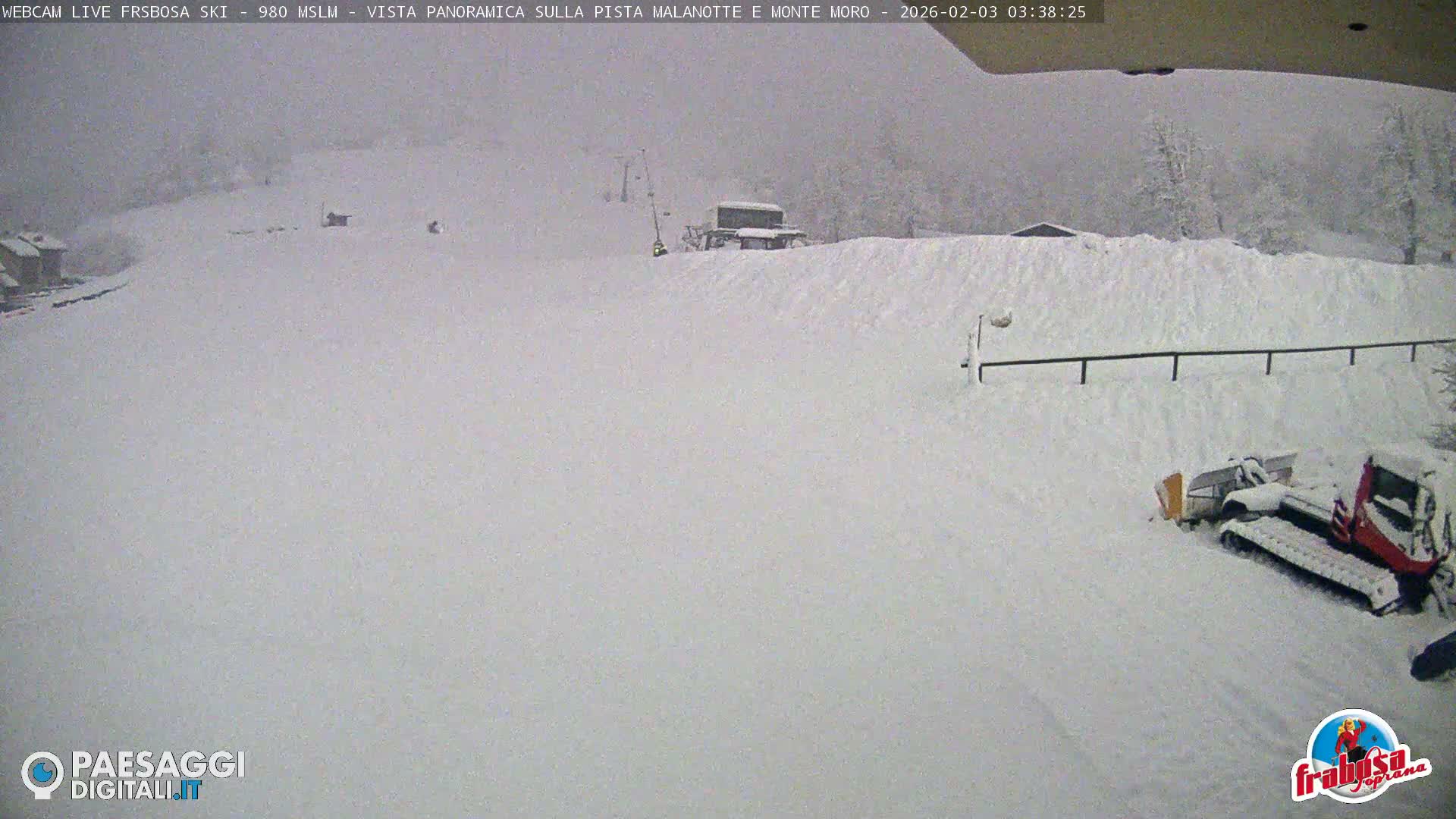 Frabosa , Prato Nevoso Village & Ski Slopes Live Cam - Cuneo, Piedmont, Italy