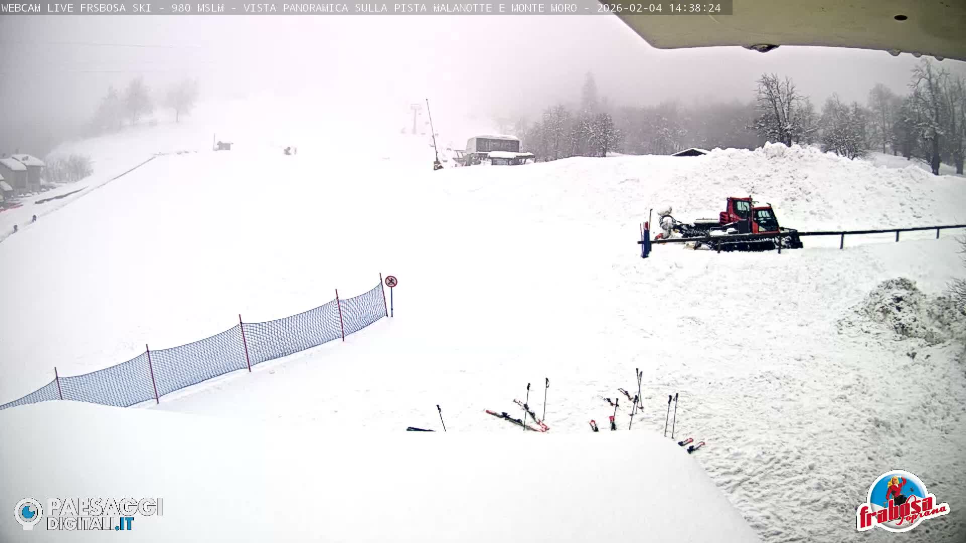 Frabosa , Prato Nevoso Village & Ski Slopes Live Cam - Cuneo, Piedmont, Italy