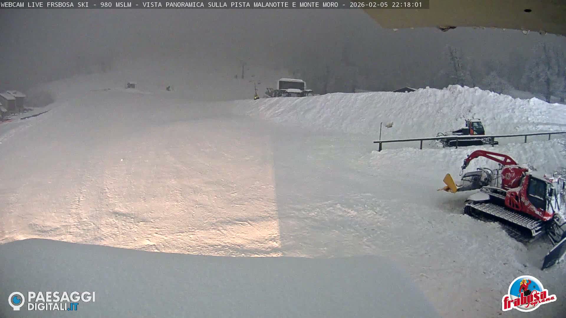 Frabosa , Prato Nevoso Village & Ski Slopes Live Cam - Cuneo, Piedmont, Italy