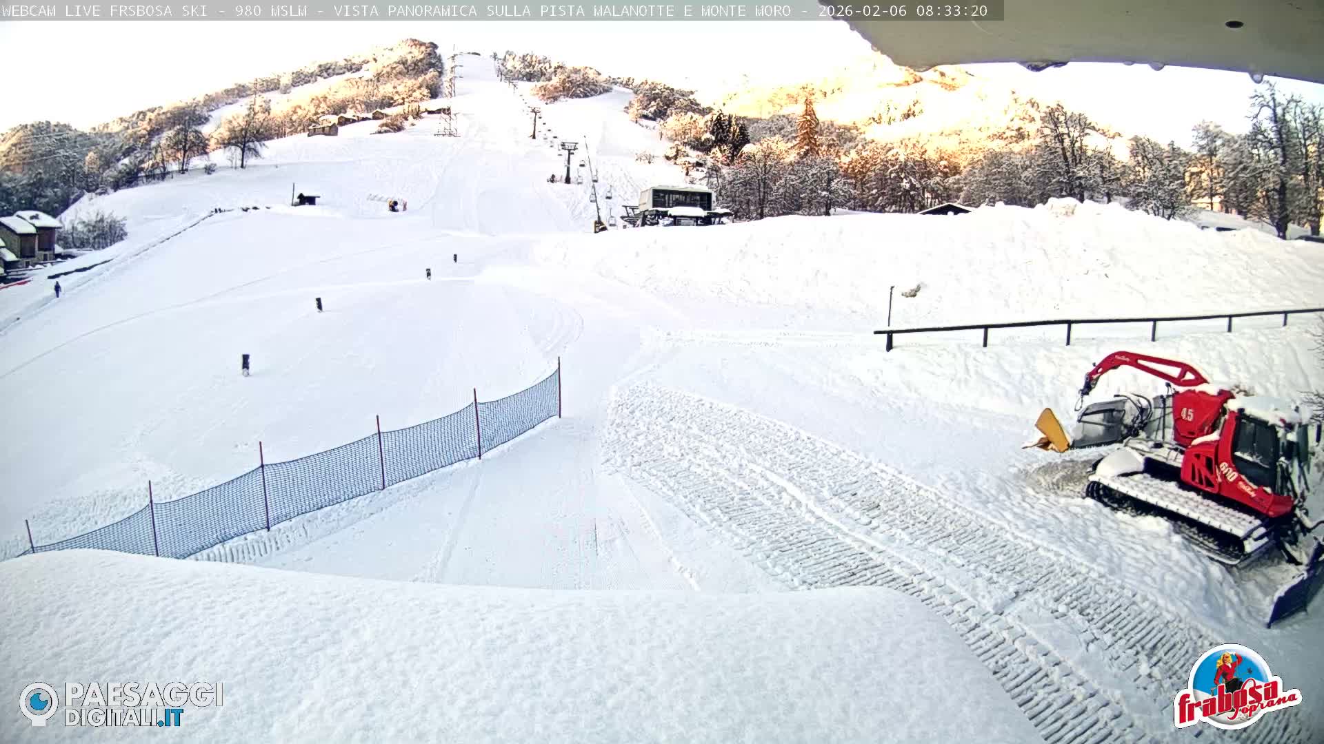 Frabosa , Prato Nevoso Village & Ski Slopes Live Cam - Cuneo, Piedmont, Italy