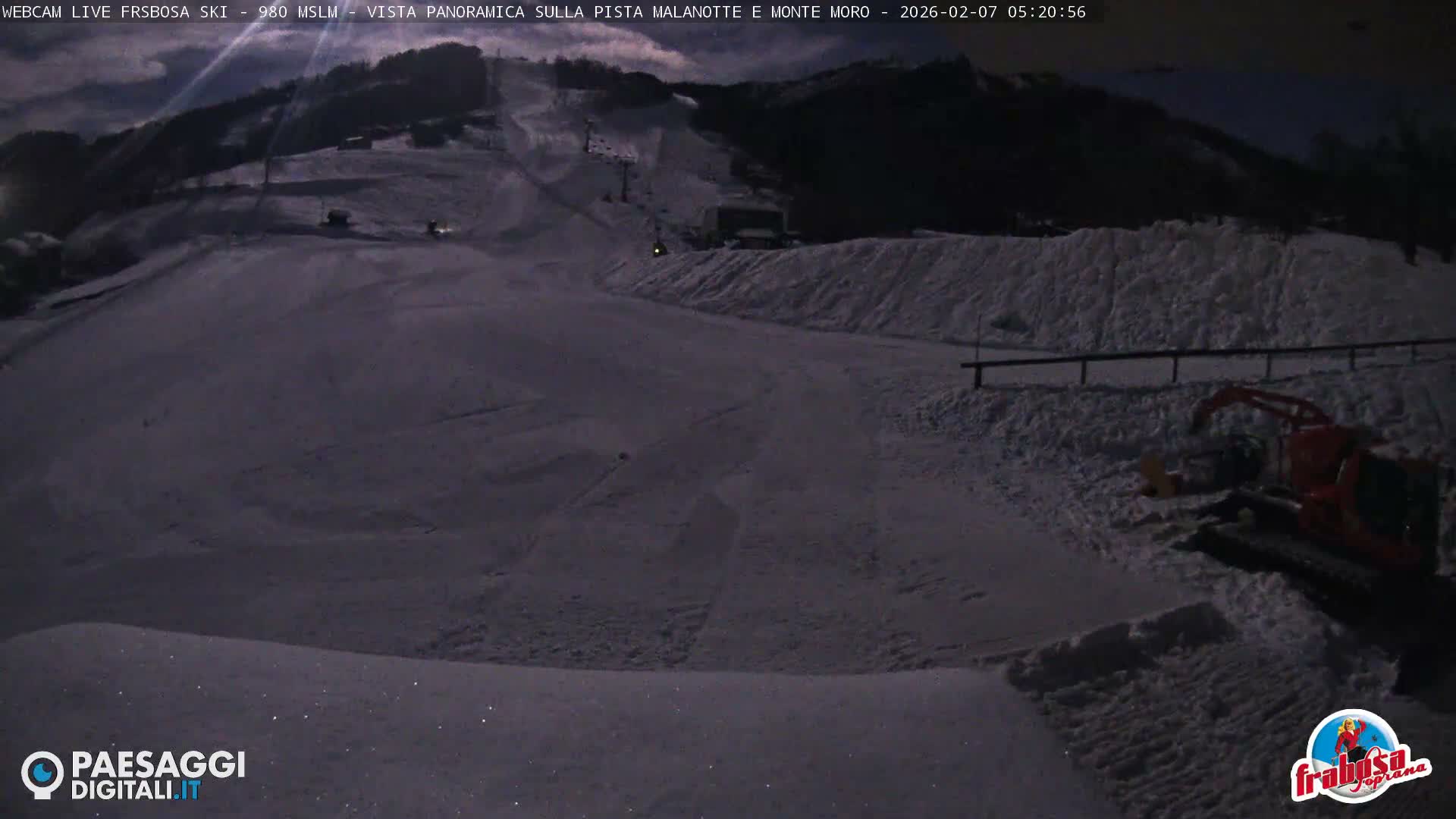 Frabosa , Prato Nevoso Village & Ski Slopes Live Cam - Cuneo, Piedmont, Italy