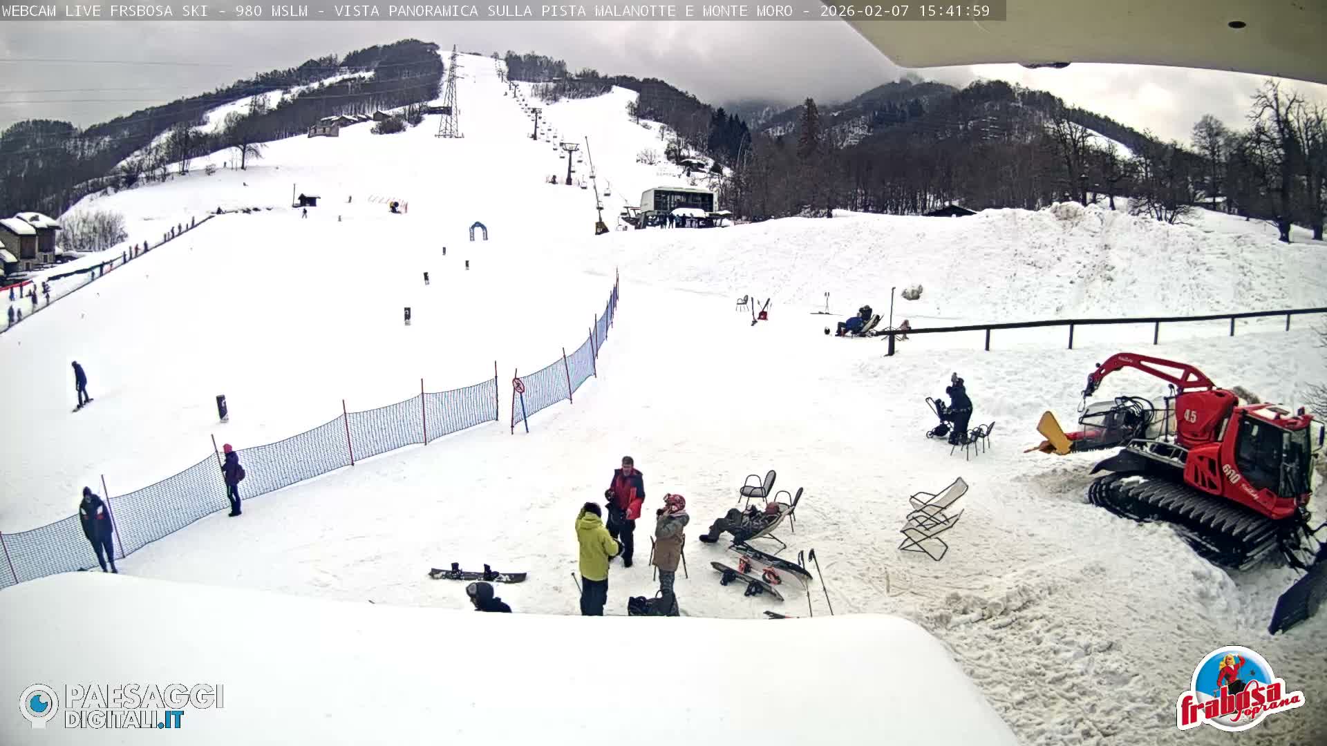 Frabosa , Prato Nevoso Village & Ski Slopes Live Cam - Cuneo, Piedmont, Italy