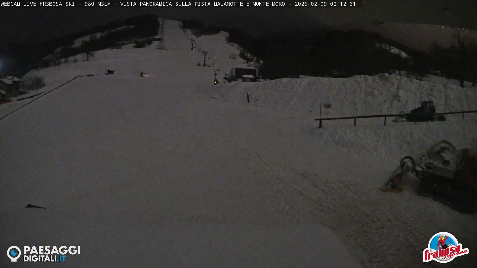 Frabosa , Prato Nevoso Village & Ski Slopes Live Cam - Cuneo, Piedmont, Italy