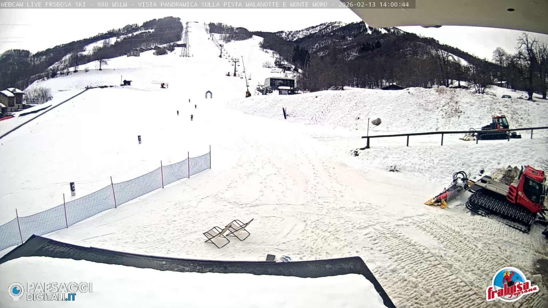 Frabosa , Prato Nevoso Village & Ski Slopes Live Cam - Cuneo, Piedmont, Italy