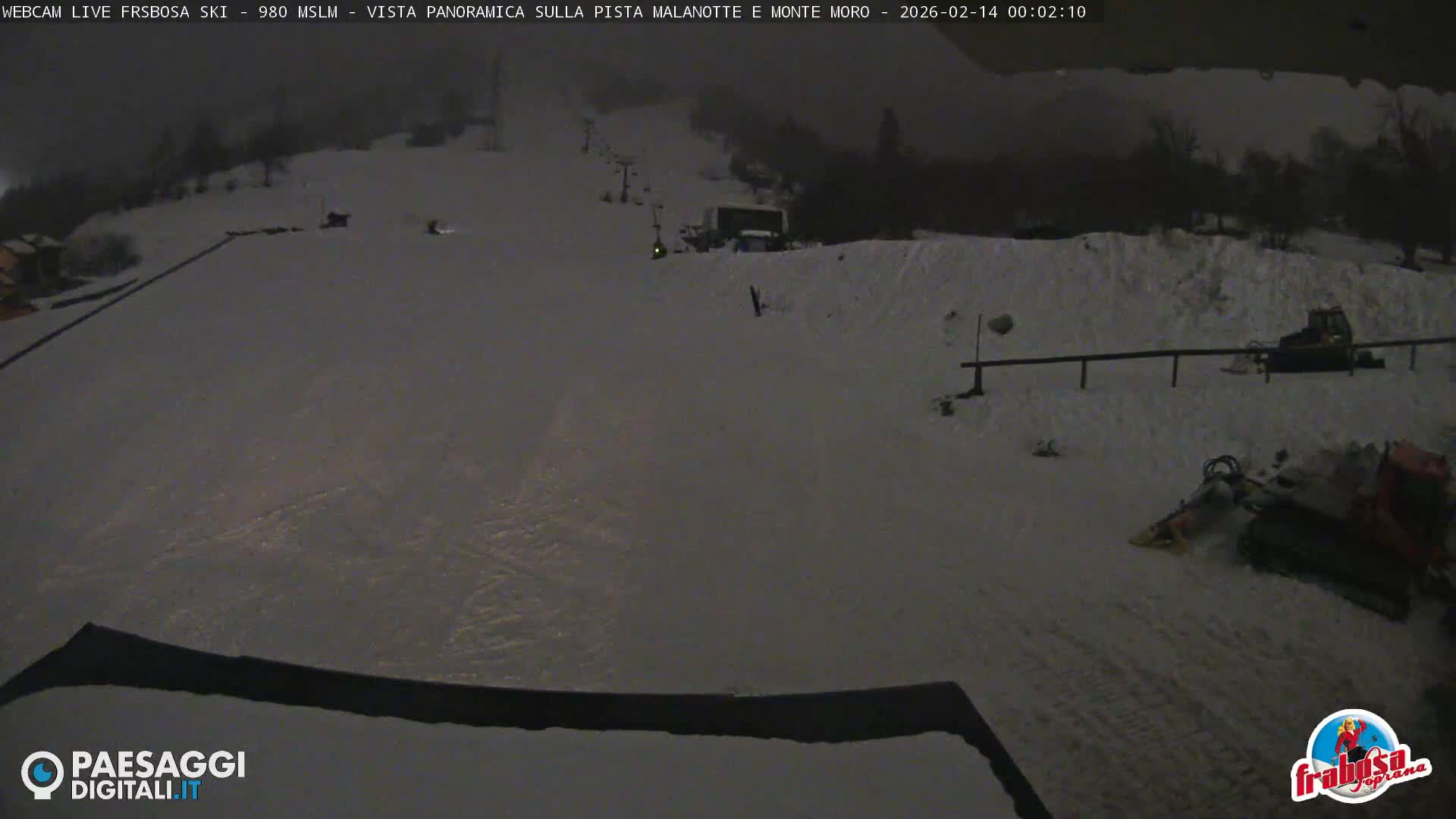 Frabosa , Prato Nevoso Village & Ski Slopes Live Cam - Cuneo, Piedmont, Italy