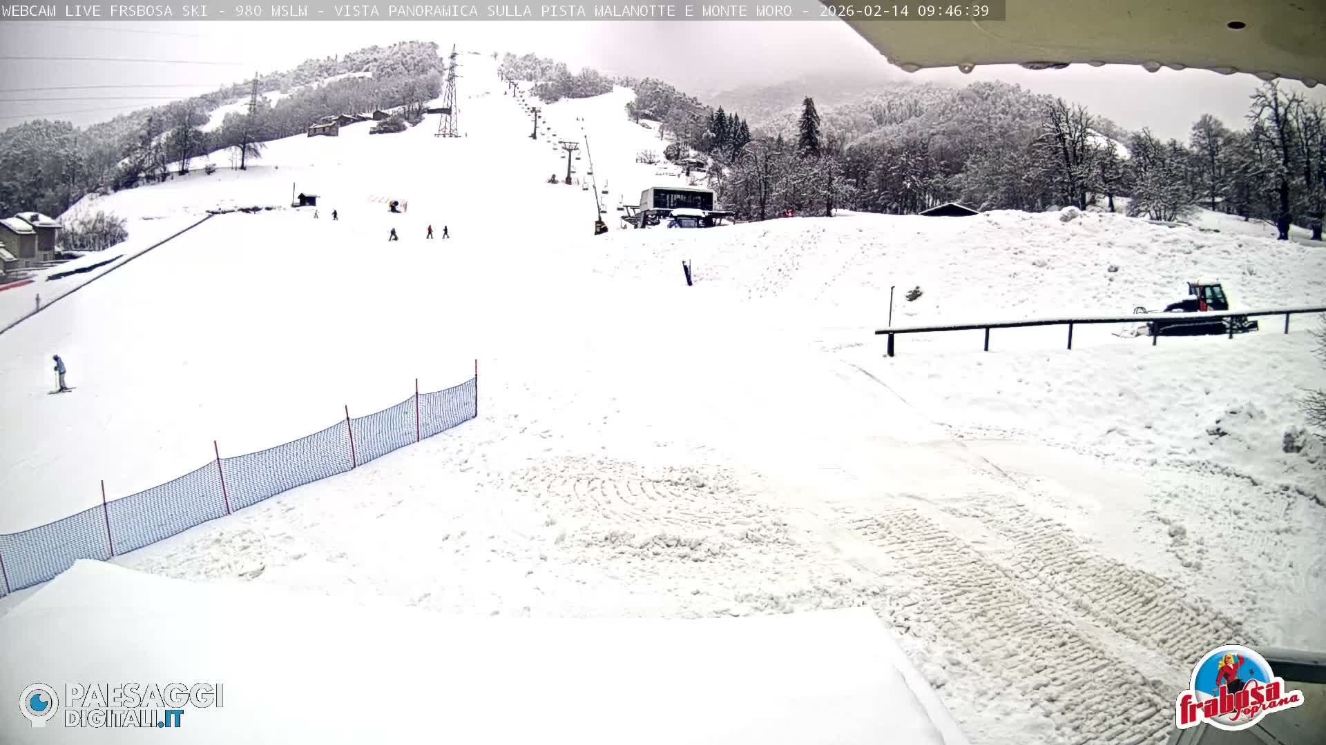 Frabosa , Prato Nevoso Village & Ski Slopes Live Cam - Cuneo, Piedmont, Italy