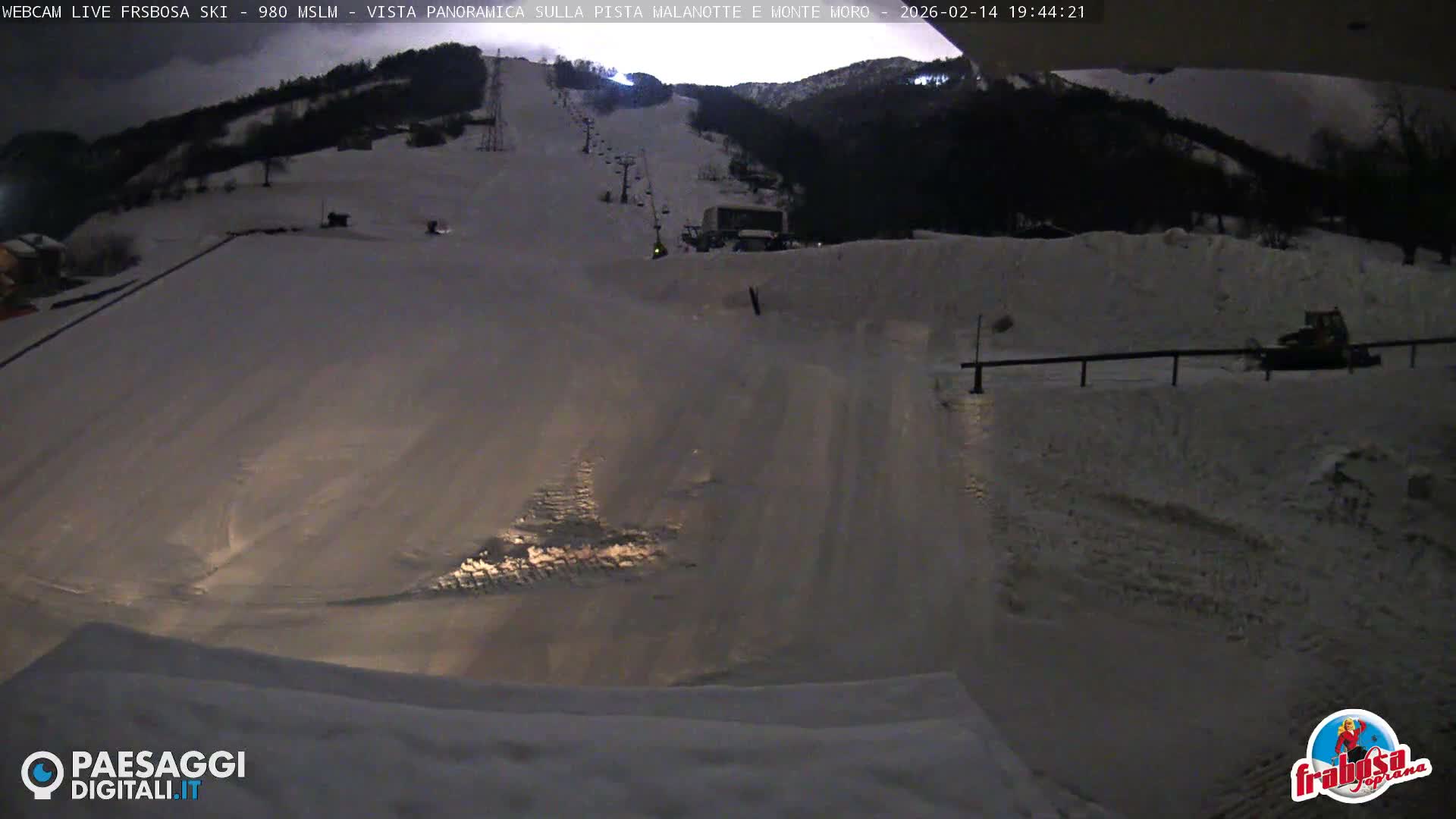 Frabosa , Prato Nevoso Village & Ski Slopes Live Cam - Cuneo, Piedmont, Italy