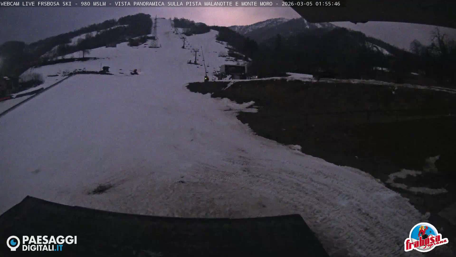 Frabosa , Prato Nevoso Village & Ski Slopes Live Cam - Cuneo, Piedmont, Italy