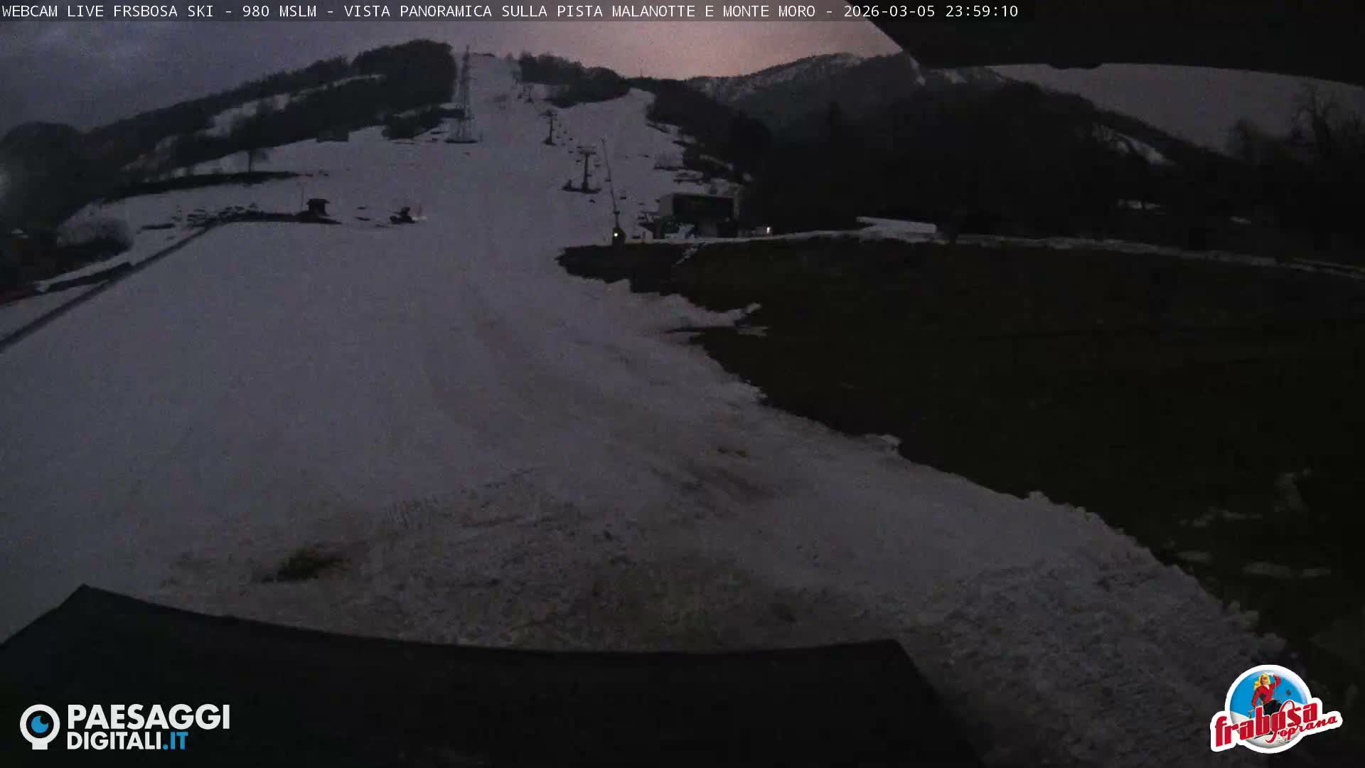 Frabosa , Prato Nevoso Village & Ski Slopes Live Cam - Cuneo, Piedmont, Italy