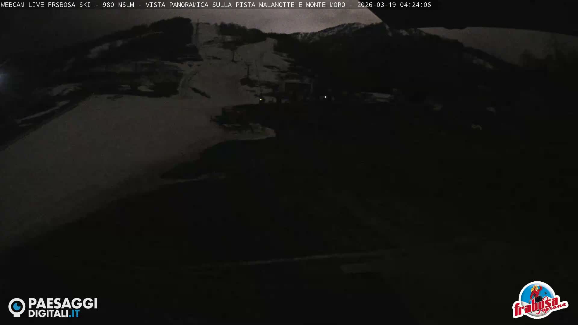 Frabosa , Prato Nevoso Village & Ski Slopes Live Cam - Cuneo, Piedmont, Italy