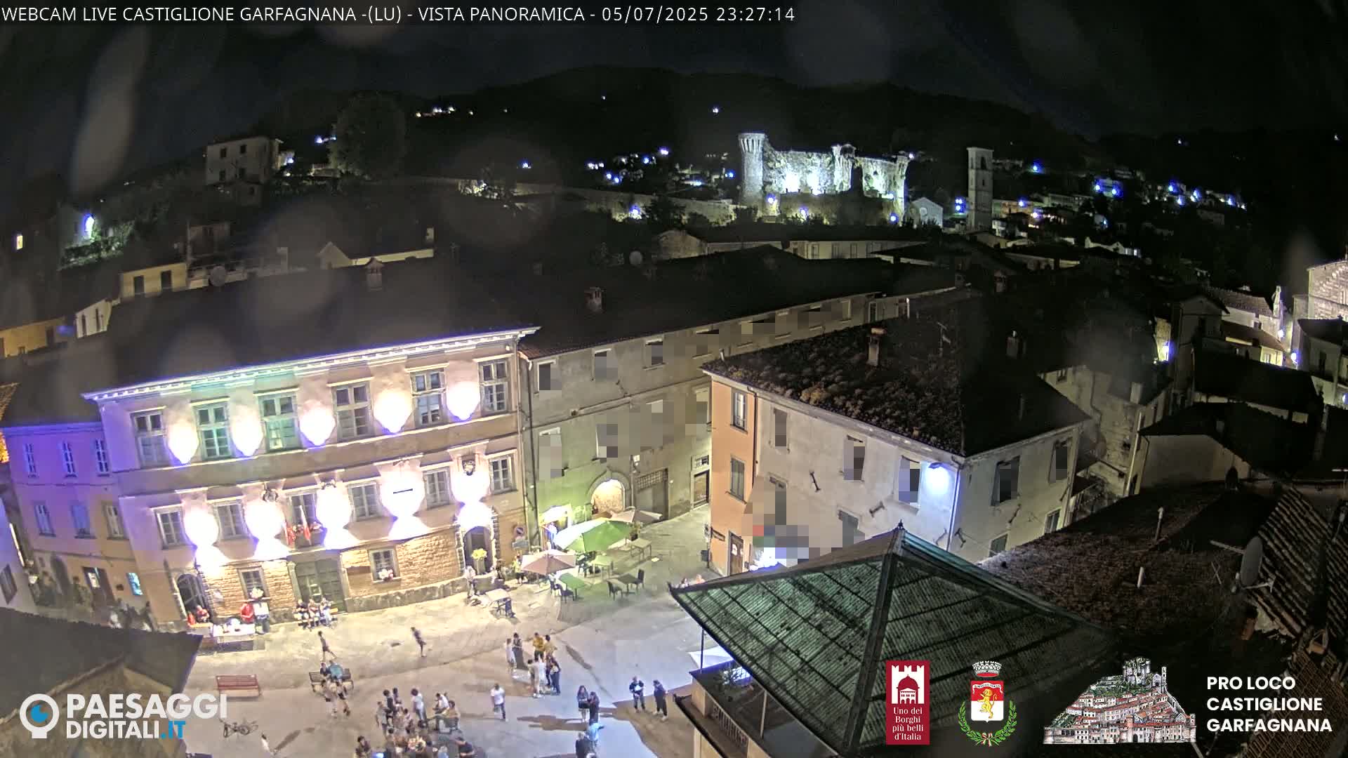 Castiglione di Garfagnana Village Skyline Live Cam -  Lucca, Tuscany, Italy