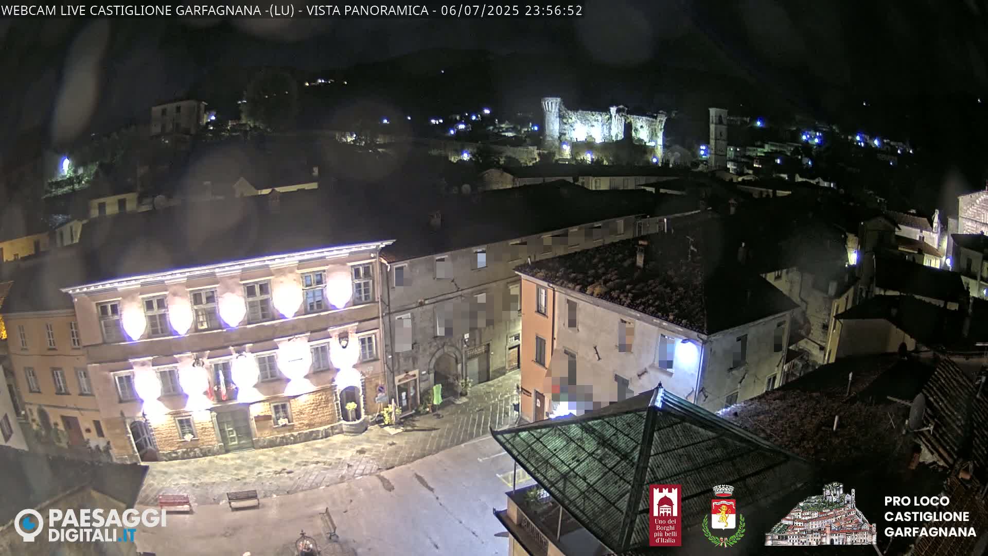 Castiglione di Garfagnana Village Skyline Live Cam -  Lucca, Tuscany, Italy