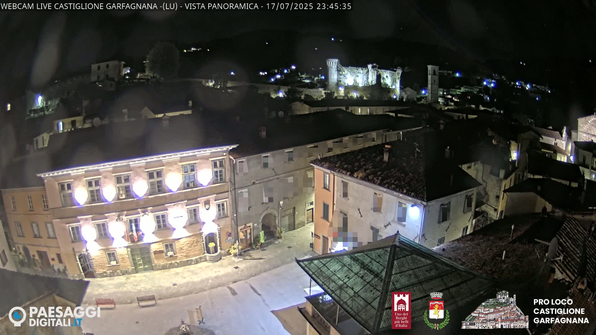 Castiglione di Garfagnana Village Skyline Live Cam -  Lucca, Tuscany, Italy