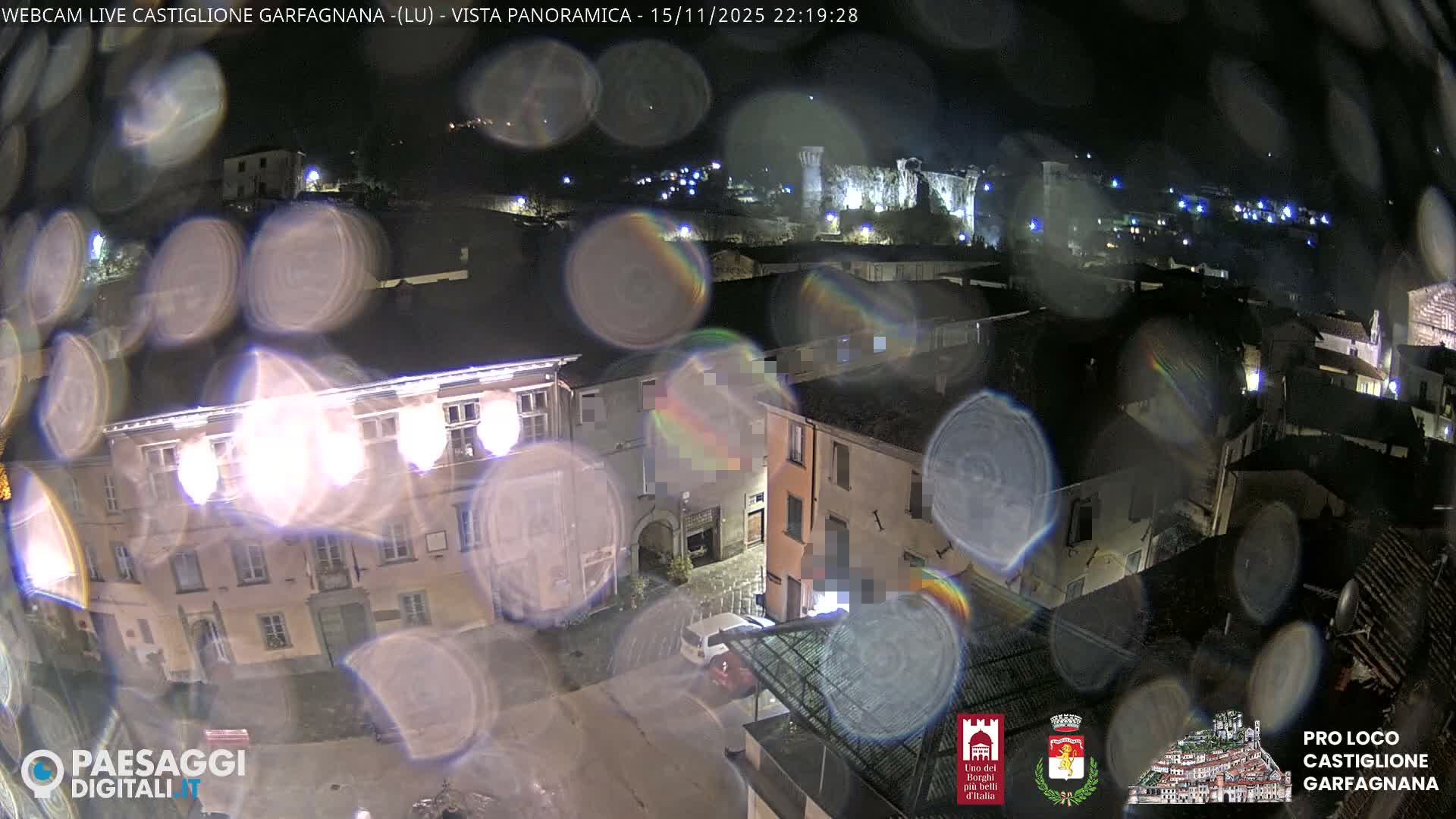 Castiglione di Garfagnana Village Skyline Live Cam -  Lucca, Tuscany, Italy