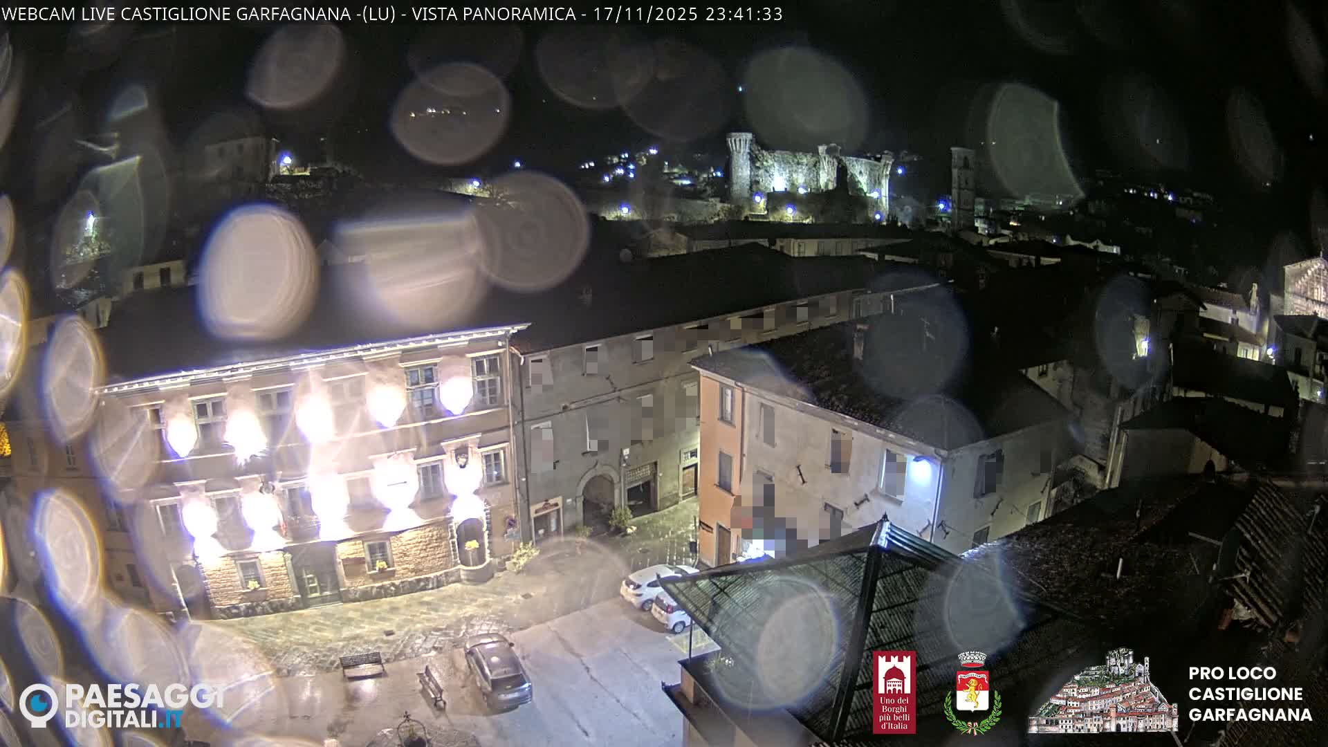 Castiglione di Garfagnana Village Skyline Live Cam -  Lucca, Tuscany, Italy