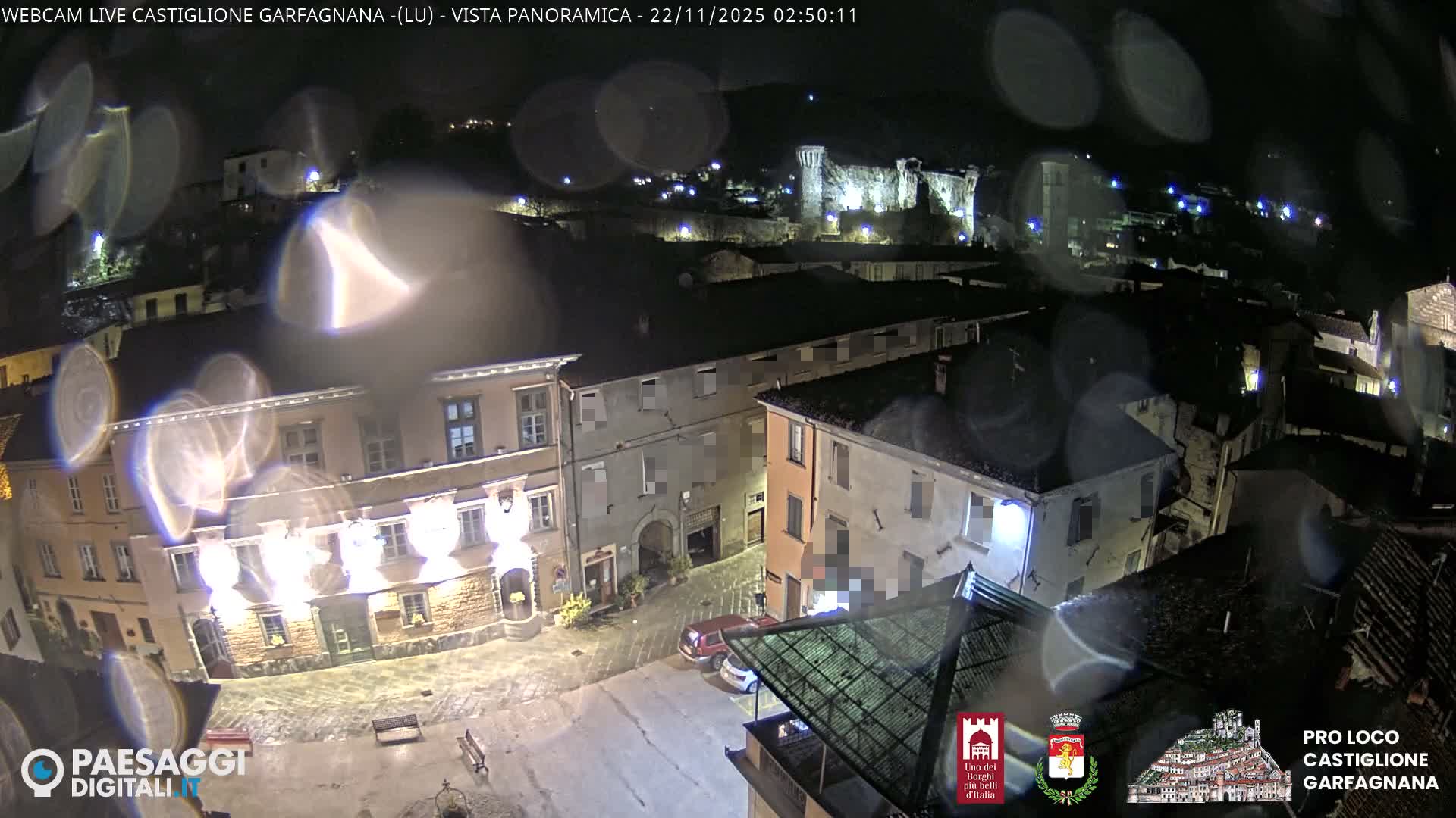 Castiglione di Garfagnana Village Skyline Live Cam -  Lucca, Tuscany, Italy