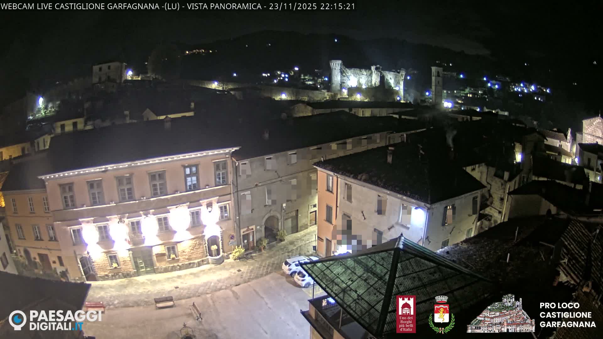 Castiglione di Garfagnana Village Skyline Live Cam -  Lucca, Tuscany, Italy