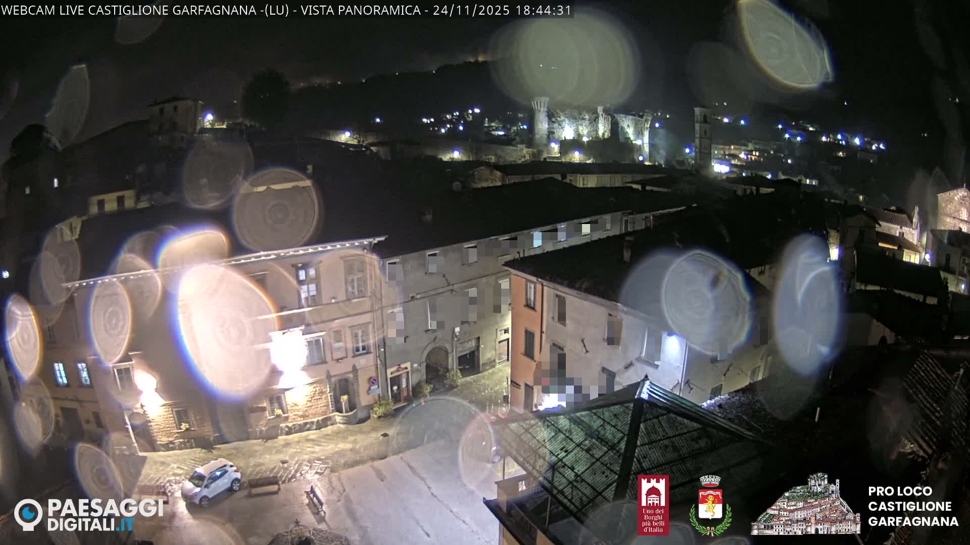 Castiglione di Garfagnana Village Skyline Live Cam -  Lucca, Tuscany, Italy