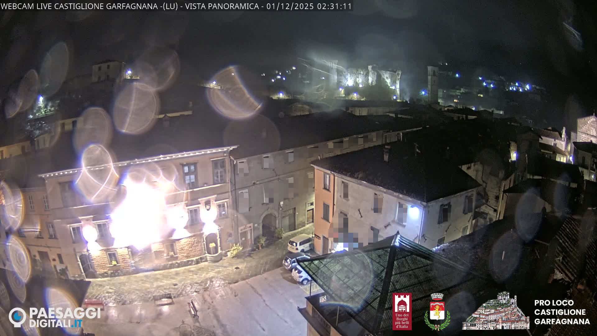 Castiglione di Garfagnana Village Skyline Live Cam -  Lucca, Tuscany, Italy