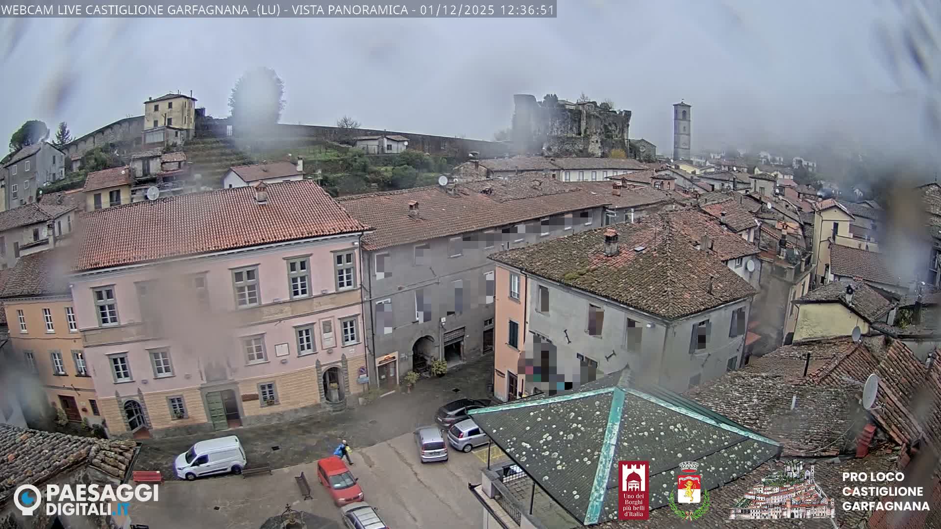 Castiglione di Garfagnana Village Skyline Live Cam -  Lucca, Tuscany, Italy