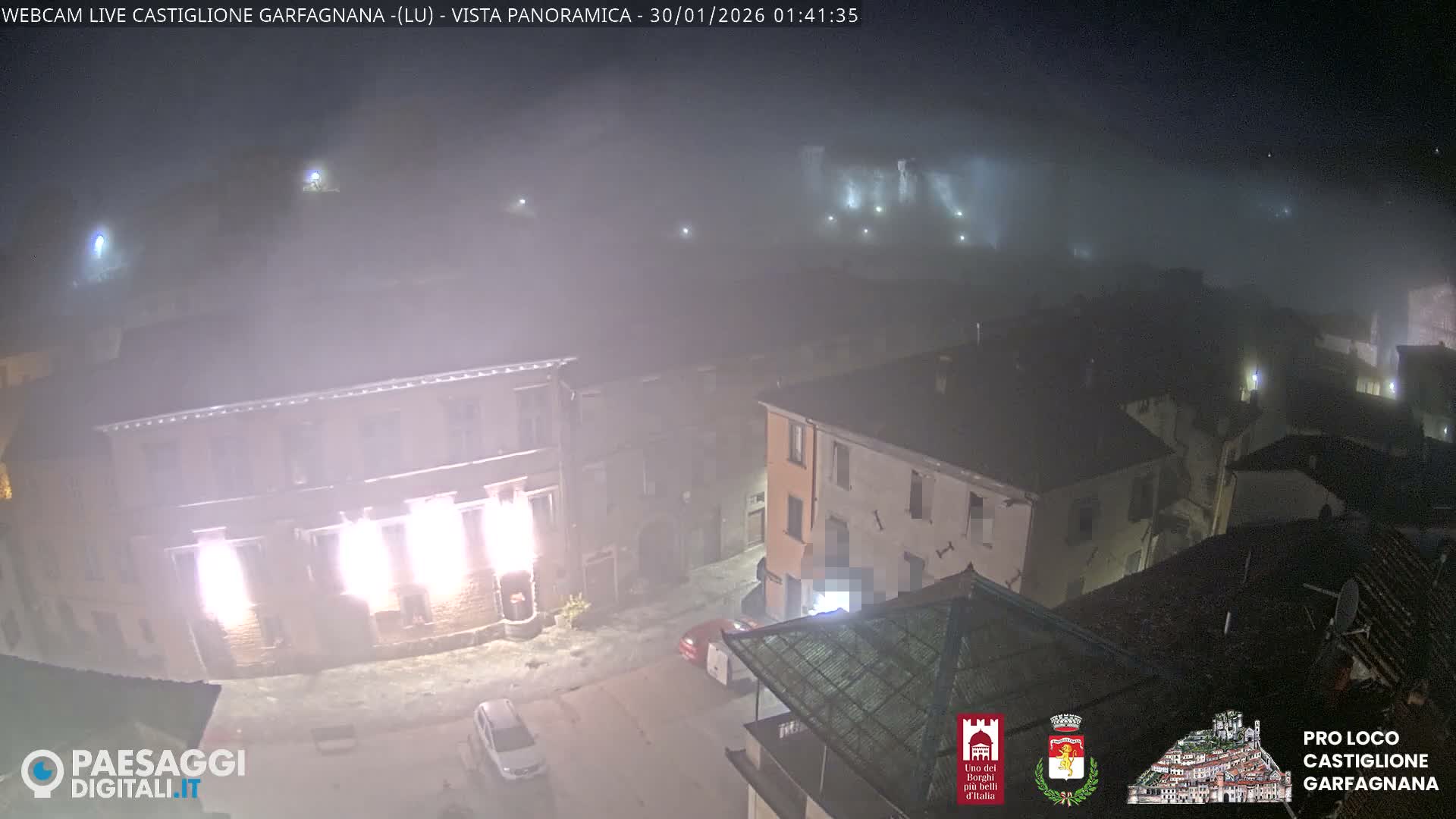 Castiglione di Garfagnana Village Skyline Live Cam -  Lucca, Tuscany, Italy