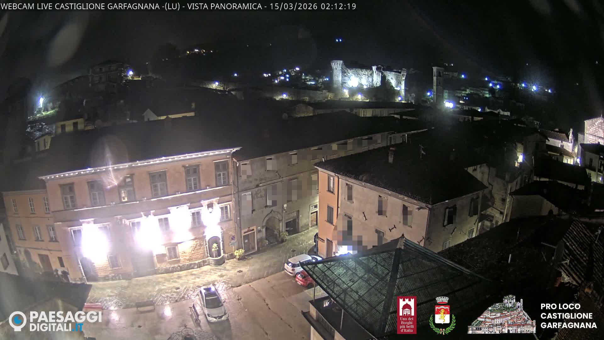 Castiglione di Garfagnana Village Skyline Live Cam -  Lucca, Tuscany, Italy