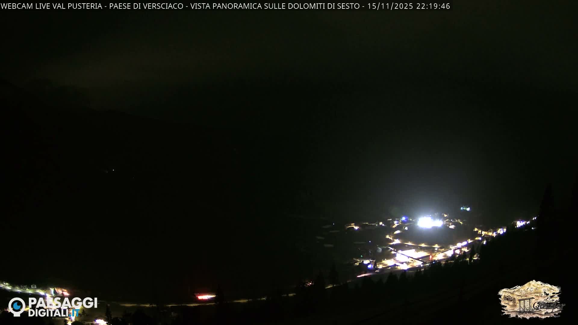 Val Pusteria (Puster Valley), Versciaco Vierschach Village & 3 Zinnen Dolomites Mountain View Live Cam - South Tyrol (Bolzano) , Trentino-South Tyrol (Trentino-Alto Adige/Südtirol), Italy