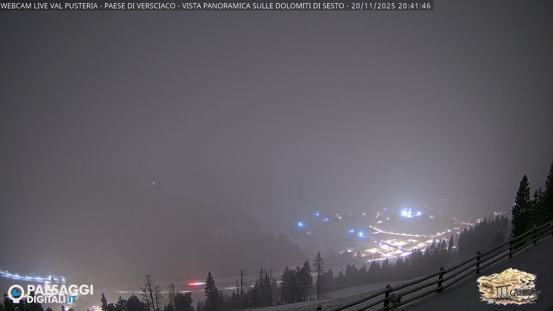 Val Pusteria (Puster Valley), Versciaco Vierschach Village & 3 Zinnen Dolomites Mountain View Live Cam - South Tyrol (Bolzano) , Trentino-South Tyrol (Trentino-Alto Adige/Südtirol), Italy