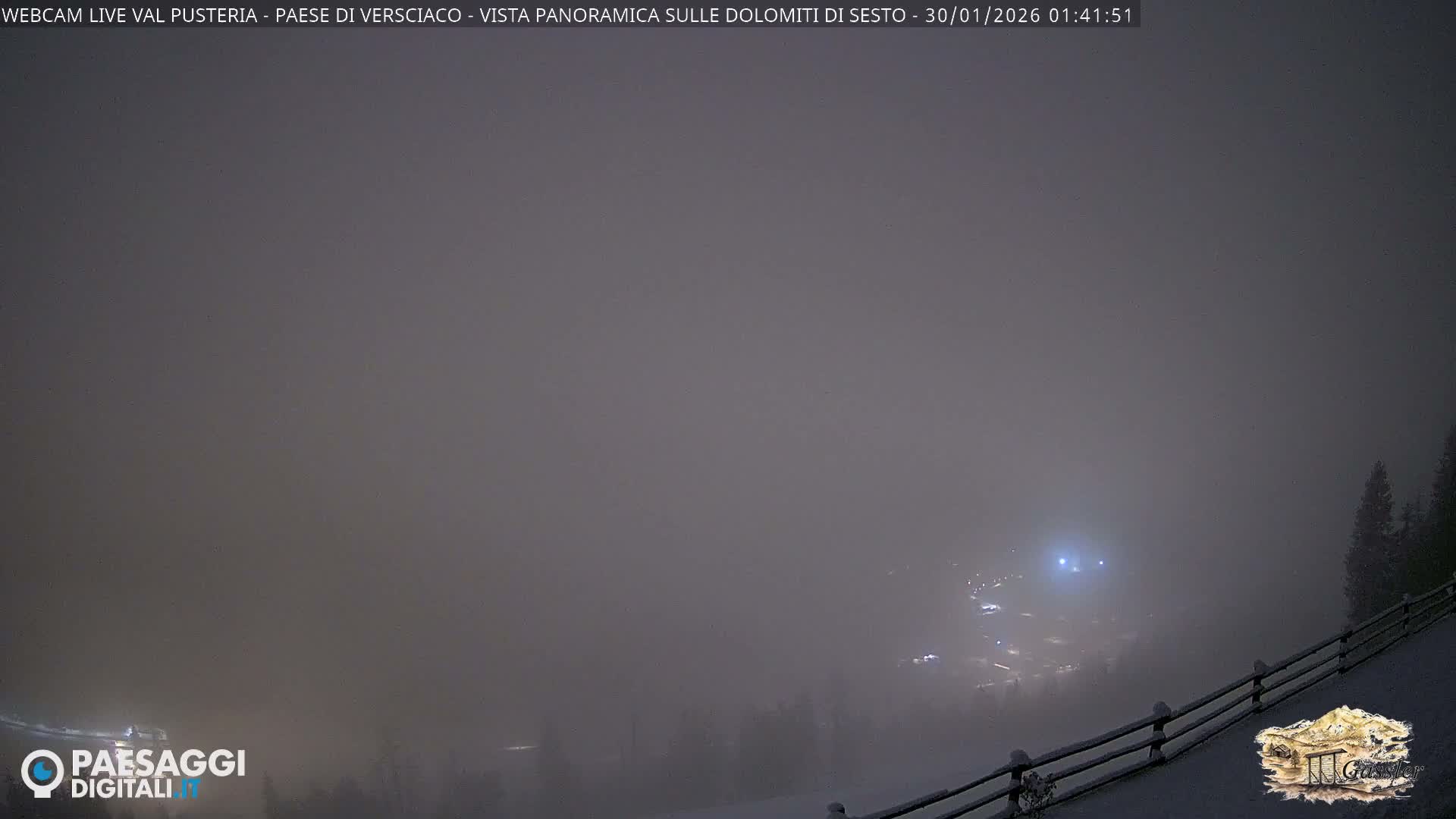 Val Pusteria (Puster Valley), Versciaco Vierschach Village & 3 Zinnen Dolomites Mountain View Live Cam - South Tyrol (Bolzano) , Trentino-South Tyrol (Trentino-Alto Adige/Südtirol), Italy