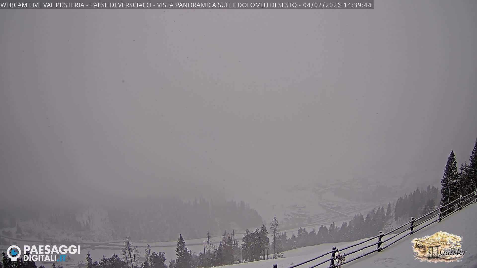 Val Pusteria (Puster Valley), Versciaco Vierschach Village & 3 Zinnen Dolomites Mountain View Live Cam - South Tyrol (Bolzano) , Trentino-South Tyrol (Trentino-Alto Adige/Südtirol), Italy