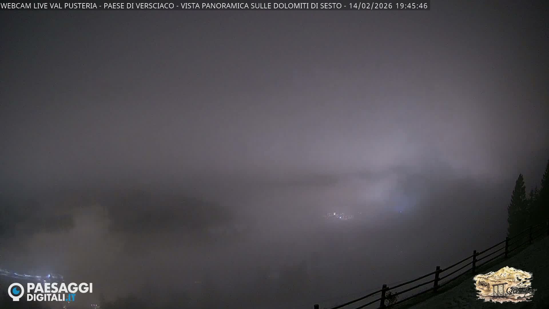 Val Pusteria (Puster Valley), Versciaco Vierschach Village & 3 Zinnen Dolomites Mountain View Live Cam - South Tyrol (Bolzano) , Trentino-South Tyrol (Trentino-Alto Adige/Südtirol), Italy