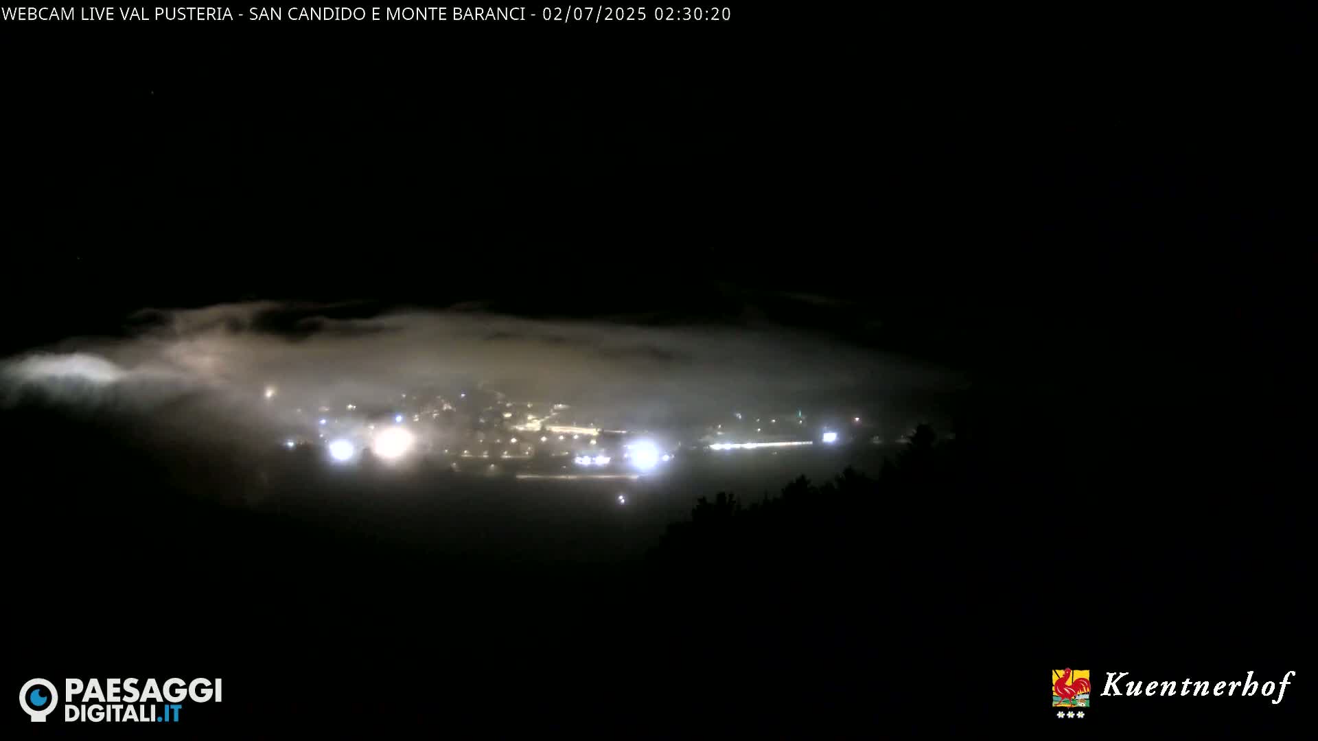 Val Pusteria (Puster Valley), San Candido (Innichen) Village & Monte Baranci Mount View Live Cam - South Tyrol (Bolzano) , Trentino-South Tyrol (Trentino-Alto Adige/Südtirol), Italy