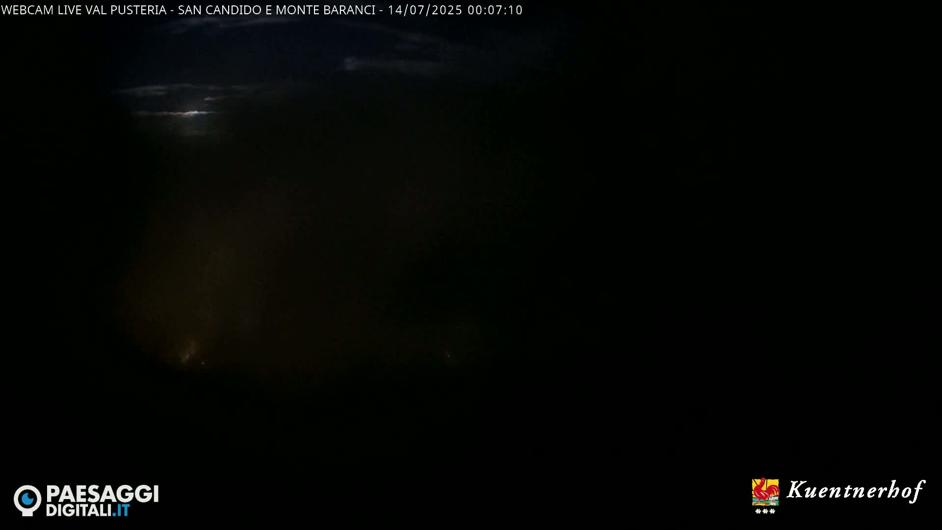 Val Pusteria (Puster Valley), San Candido (Innichen) Village & Monte Baranci Mount View Live Cam - South Tyrol (Bolzano) , Trentino-South Tyrol (Trentino-Alto Adige/Südtirol), Italy