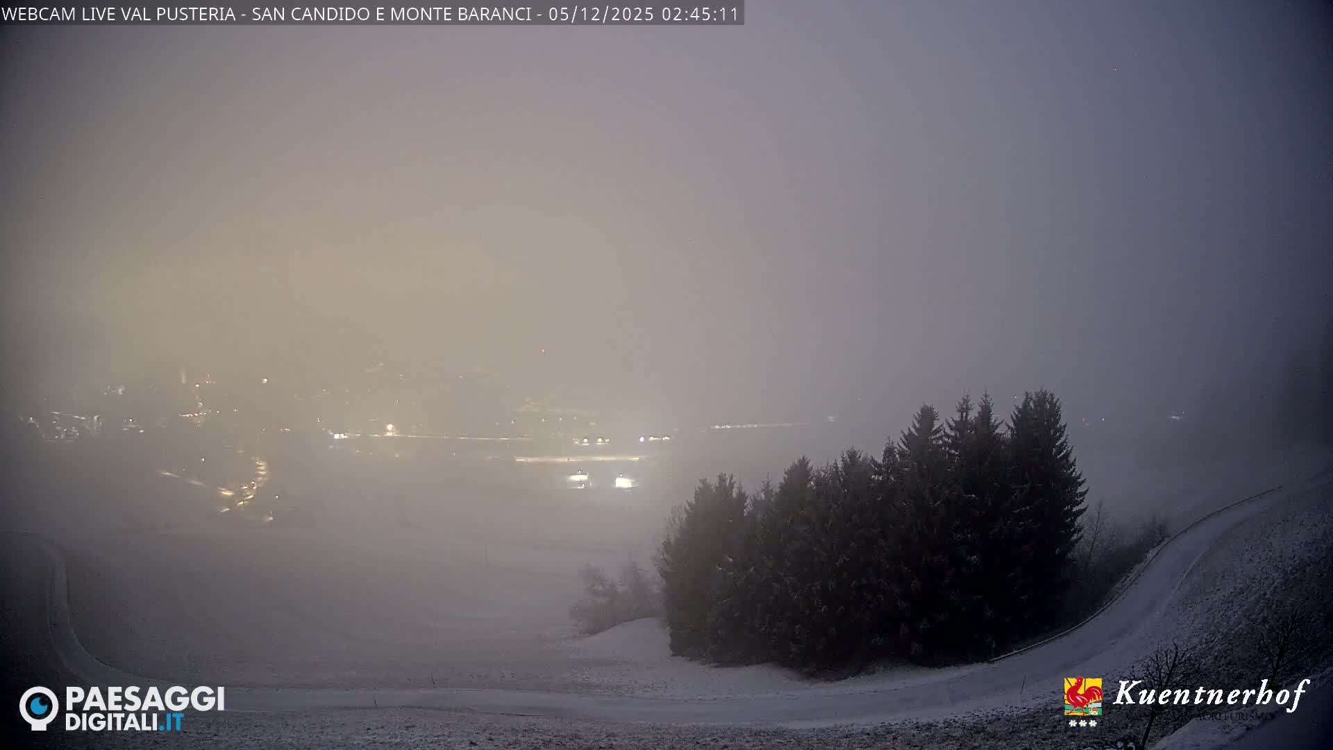 Val Pusteria (Puster Valley), San Candido (Innichen) Village & Monte Baranci Mount View Live Cam - South Tyrol (Bolzano) , Trentino-South Tyrol (Trentino-Alto Adige/Südtirol), Italy