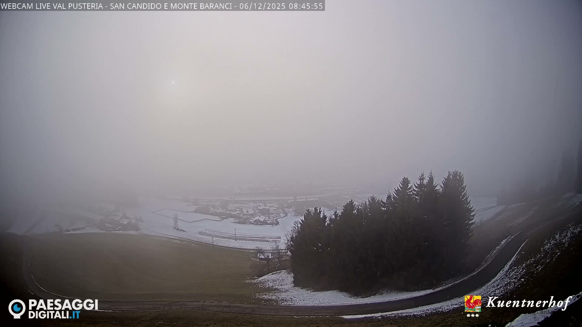 Val Pusteria (Puster Valley), San Candido (Innichen) Village & Monte Baranci Mount View Live Cam - South Tyrol (Bolzano) , Trentino-South Tyrol (Trentino-Alto Adige/Südtirol), Italy