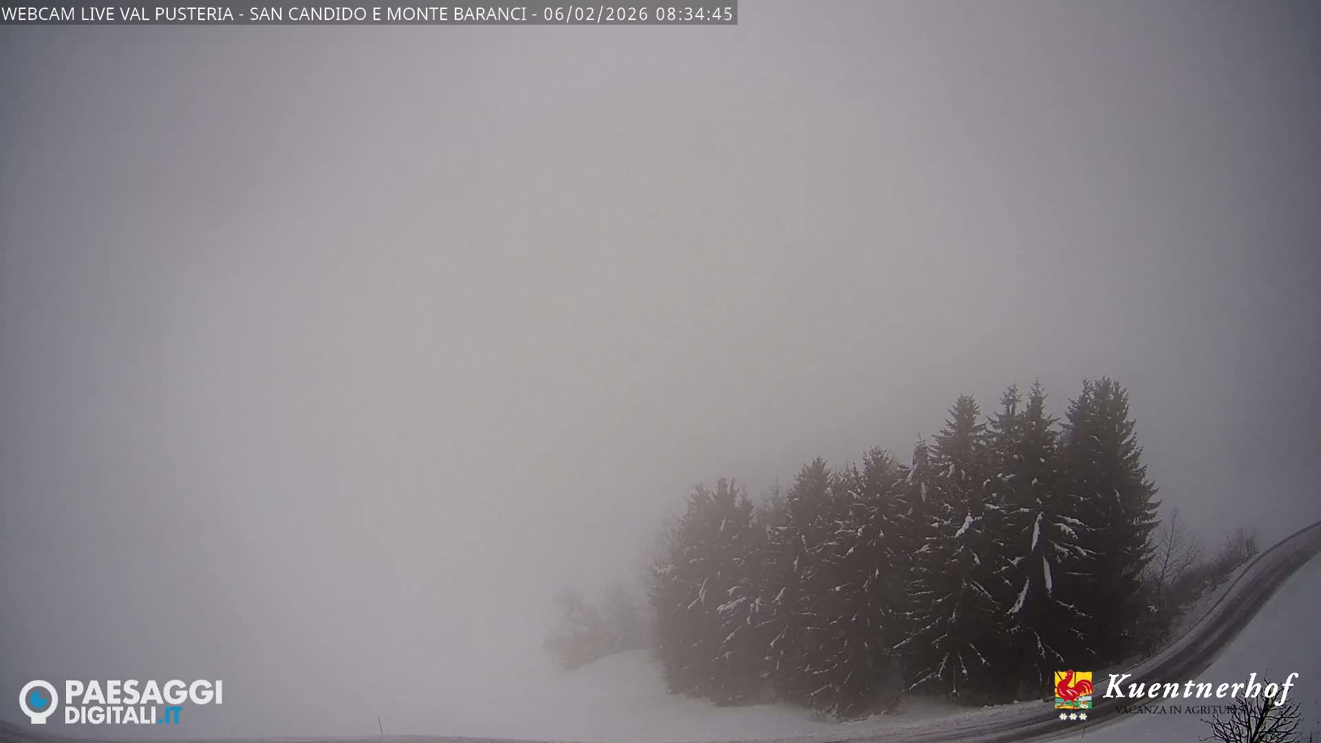 Val Pusteria (Puster Valley), San Candido (Innichen) Village & Monte Baranci Mount View Live Cam - South Tyrol (Bolzano) , Trentino-South Tyrol (Trentino-Alto Adige/Südtirol), Italy