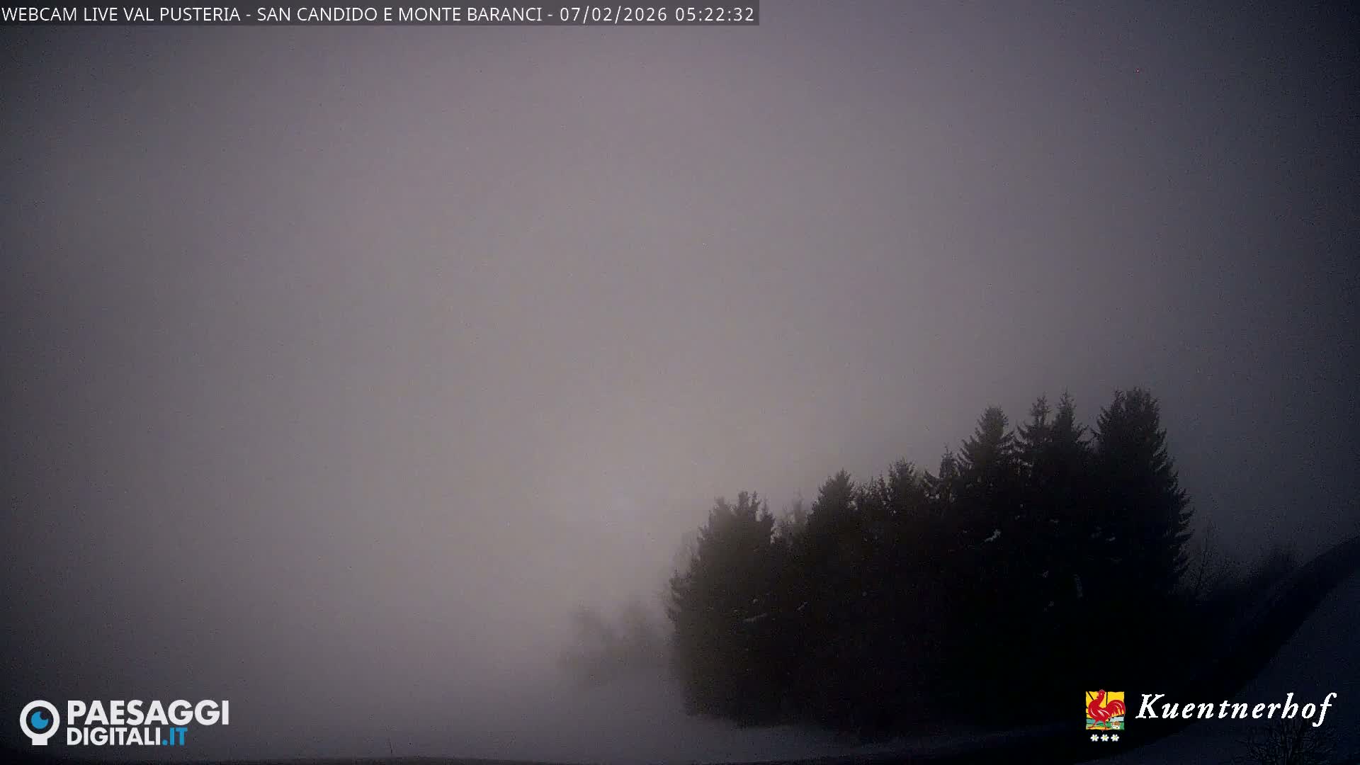 Val Pusteria (Puster Valley), San Candido (Innichen) Village & Monte Baranci Mount View Live Cam - South Tyrol (Bolzano) , Trentino-South Tyrol (Trentino-Alto Adige/Südtirol), Italy