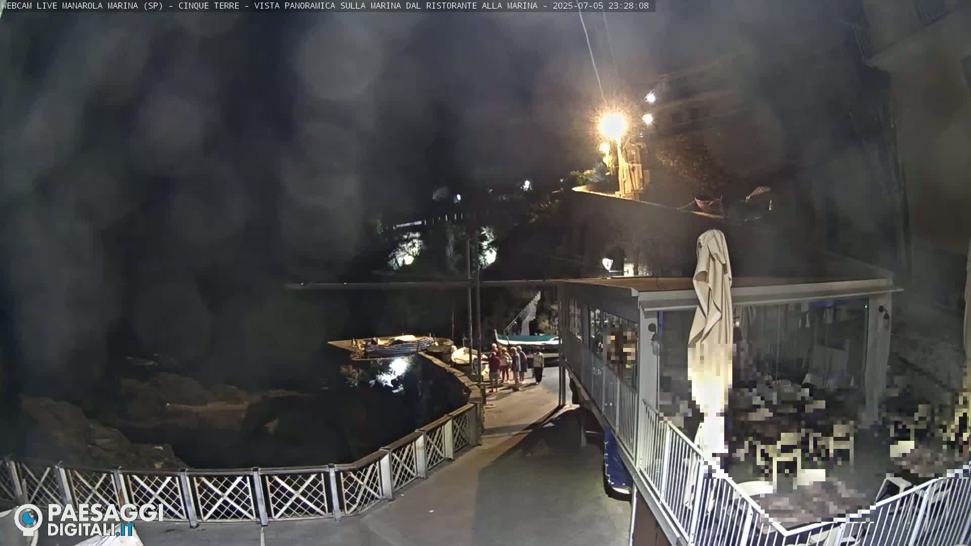 Cinque Terre, Manarola Village Marina & Coast Live Cam - La Spezia, Liguria, Italy