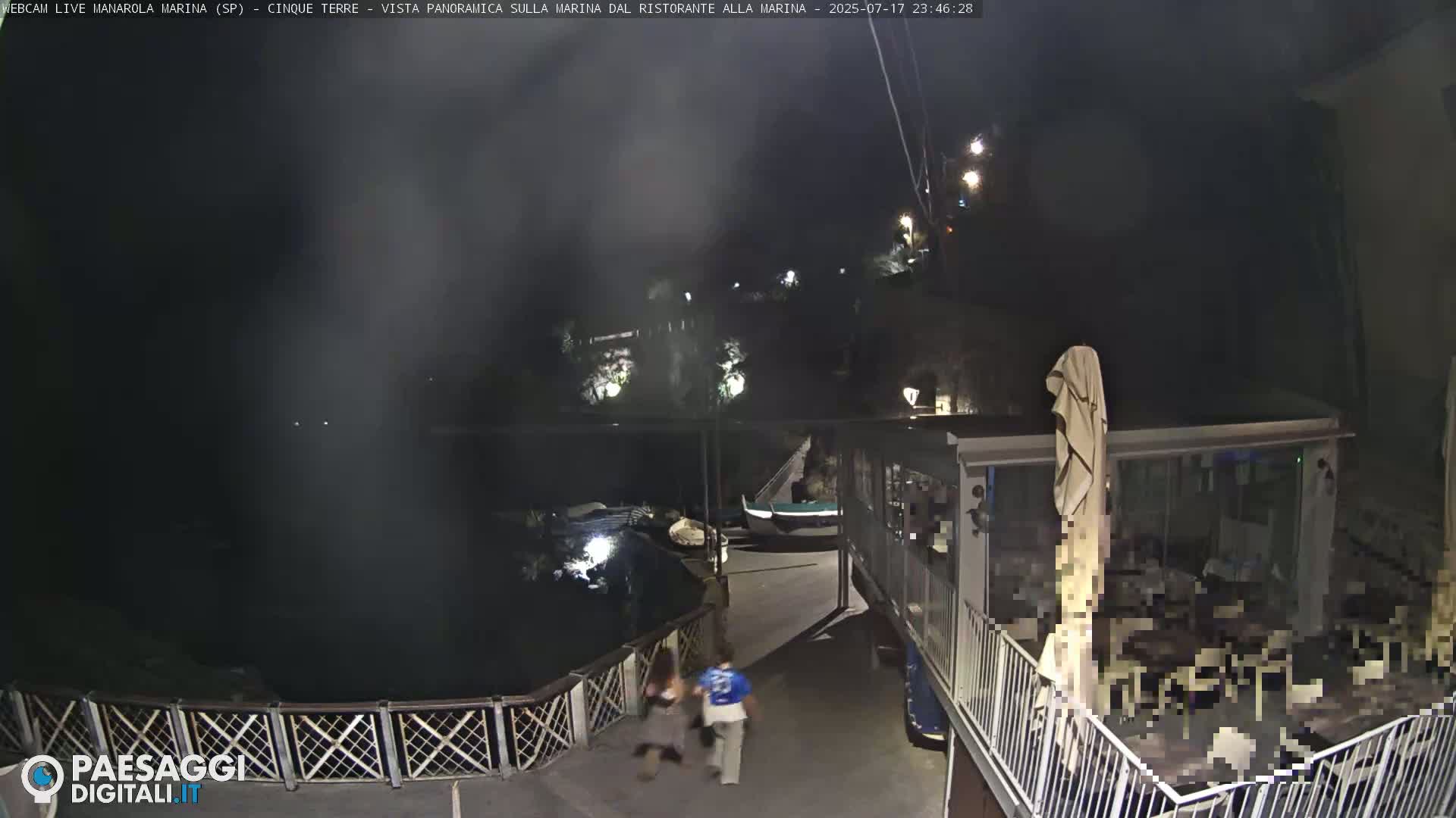 Cinque Terre, Manarola Village Marina & Coast Live Cam - La Spezia, Liguria, Italy