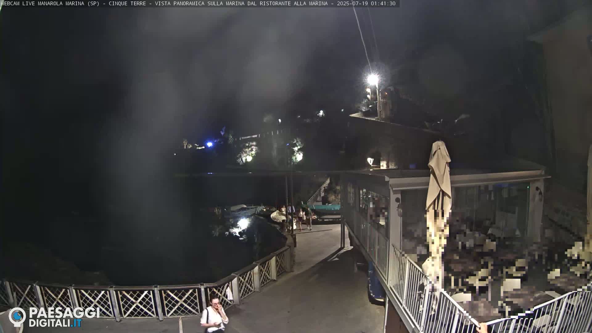 Cinque Terre, Manarola Village Marina & Coast Live Cam - La Spezia, Liguria, Italy