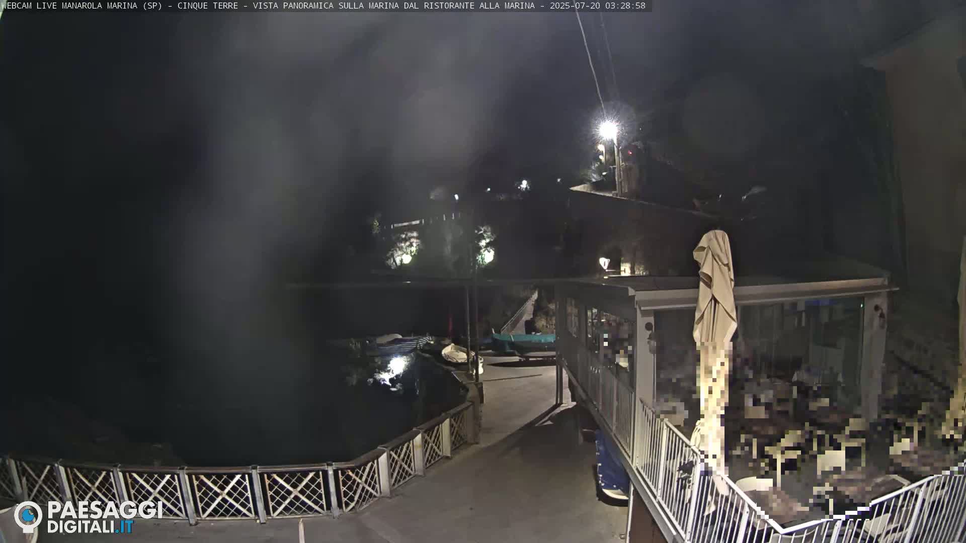 Cinque Terre, Manarola Village Marina & Coast Live Cam - La Spezia, Liguria, Italy