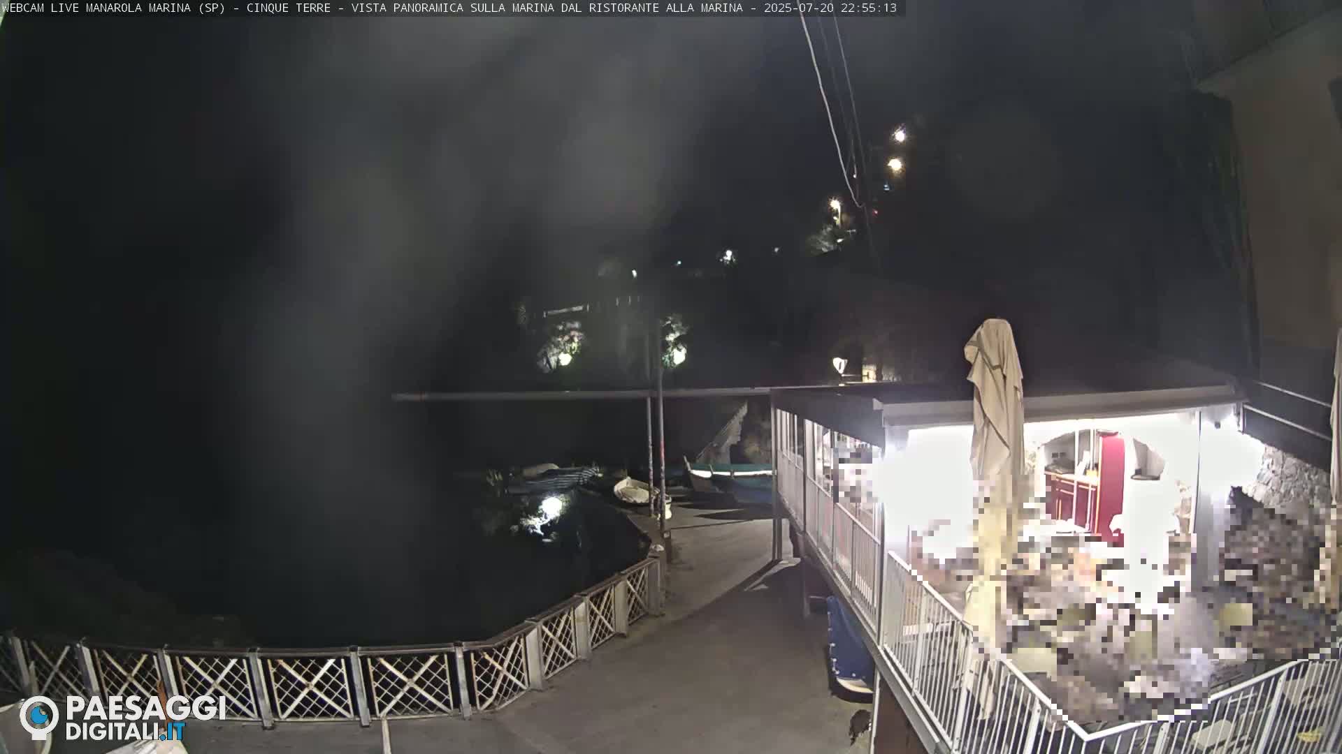 Cinque Terre, Manarola Village Marina & Coast Live Cam - La Spezia, Liguria, Italy