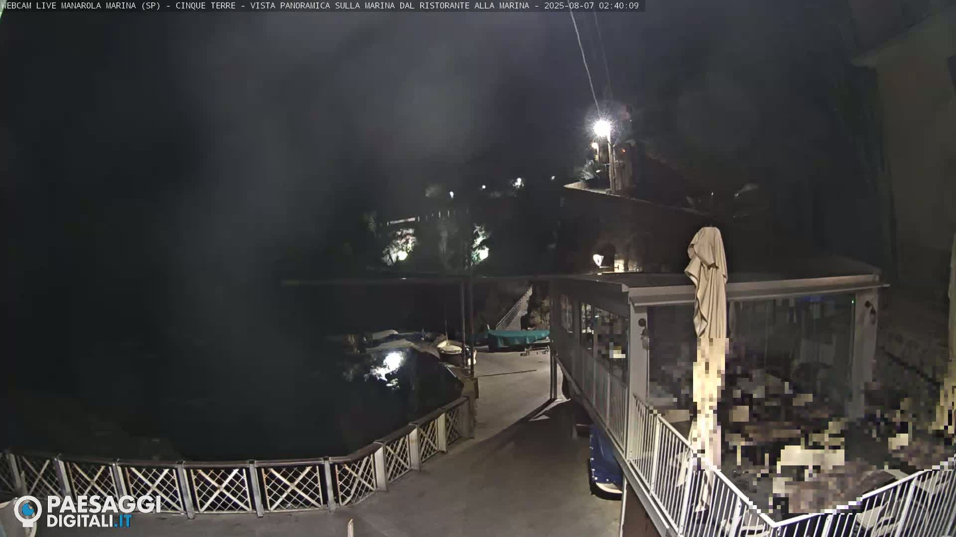 Cinque Terre, Manarola Village Marina & Coast Live Cam - La Spezia, Liguria, Italy