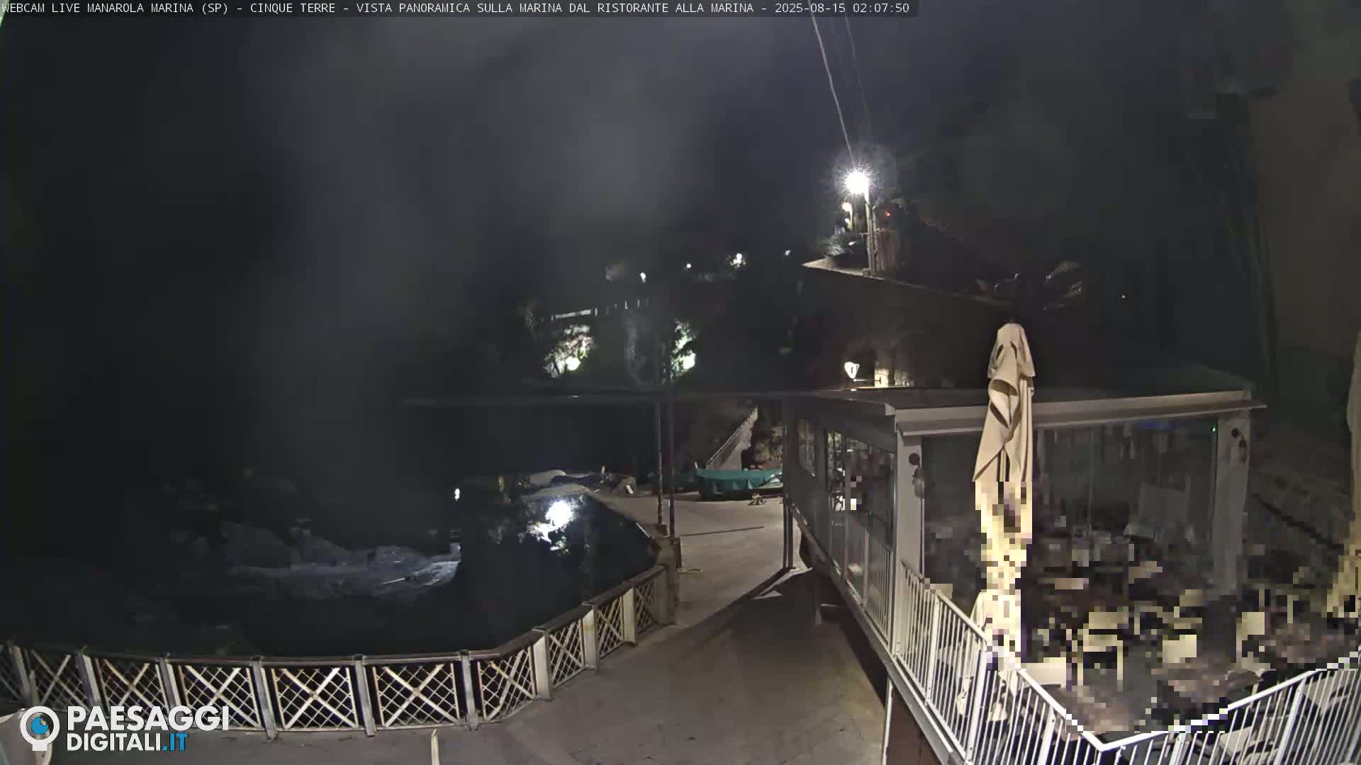 Cinque Terre, Manarola Village Marina & Coast Live Cam - La Spezia, Liguria, Italy