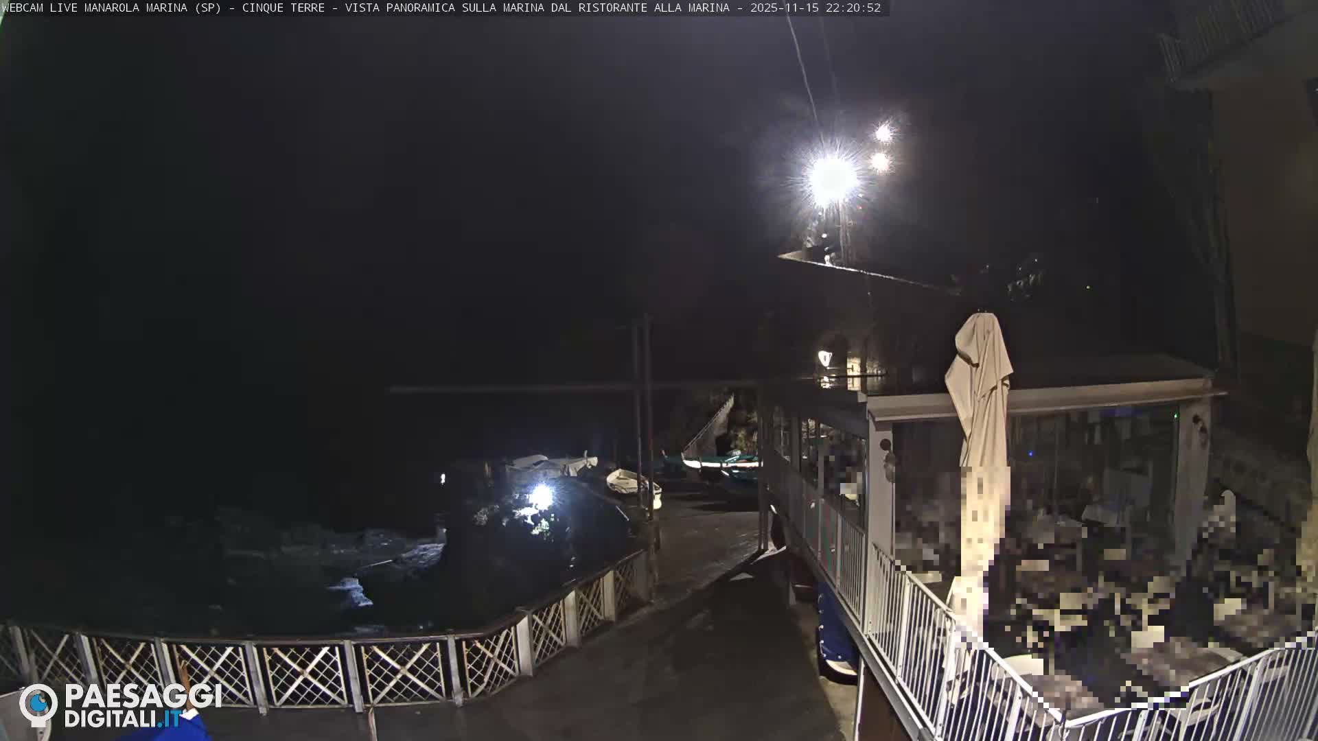 Cinque Terre, Manarola Village Marina & Coast Live Cam - La Spezia, Liguria, Italy