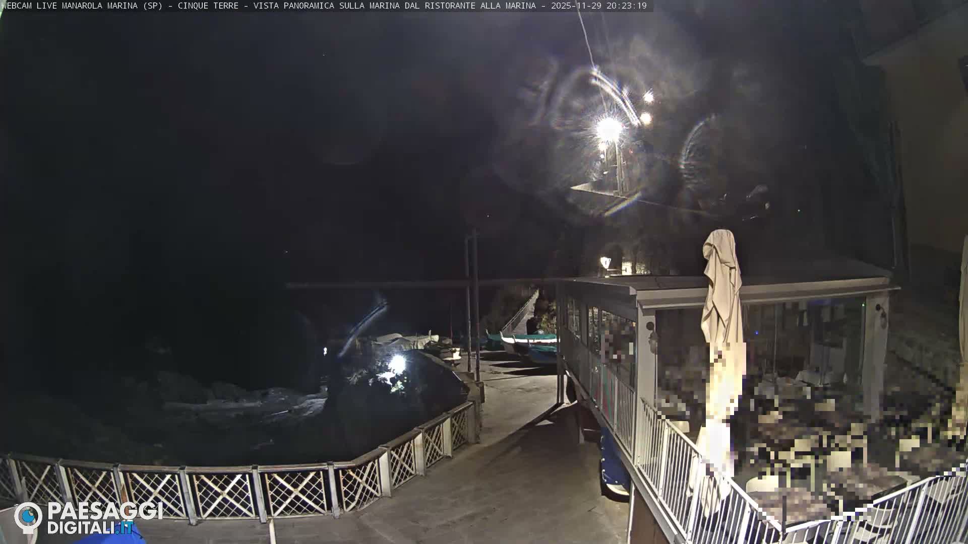 Cinque Terre, Manarola Village Marina & Coast Live Cam - La Spezia, Liguria, Italy